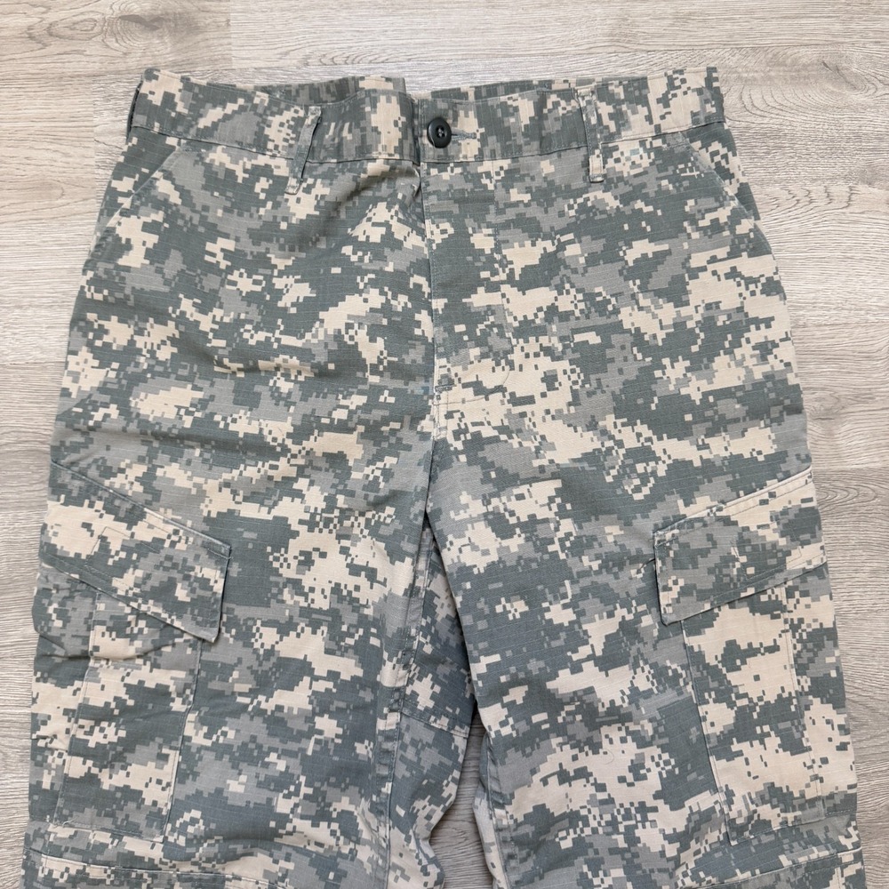 US Army Combat Uniform ACU Digital Camo Trousers Medium Short - Picture 2 of 12